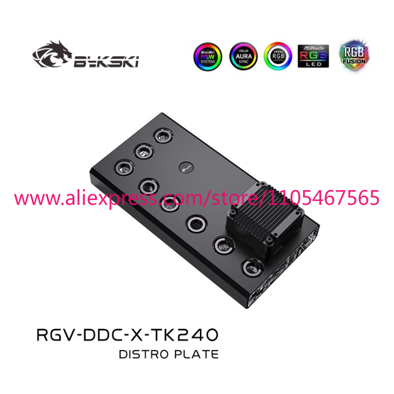 1PCS Acrylic Distro Plate / Bo - đánh giá và giá Distro Plate Ddc Pump Combo