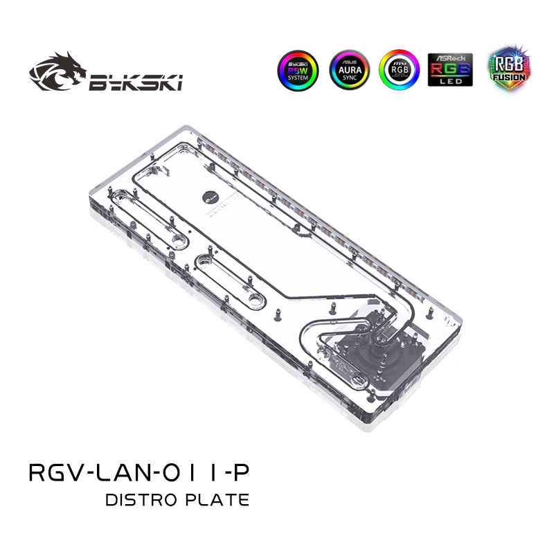 BYKSKI  Acrylic Board Water Di - đánh giá và giá Distro Plate Ddc Pump Combo