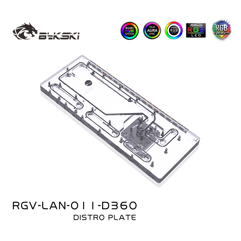 BYKSKI Distro Plate Acrylic Bo - đánh giá và giá Distro Plate Ddc Pump Combo