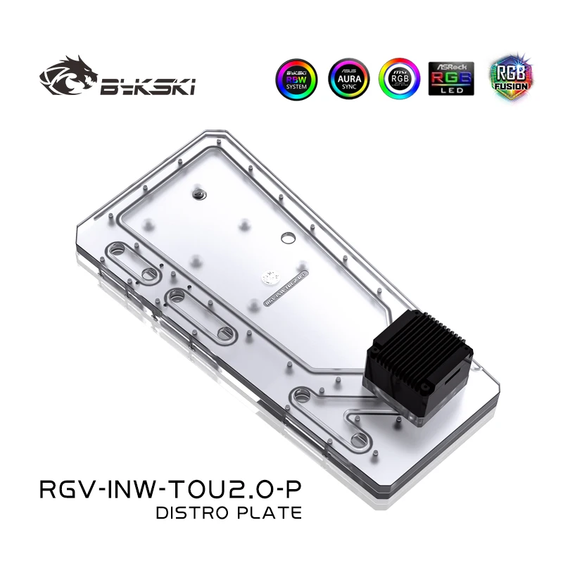 BYKSKI Acrylic Board Water Cha - đánh giá và giá Distro Plate Ddc Pump Combo