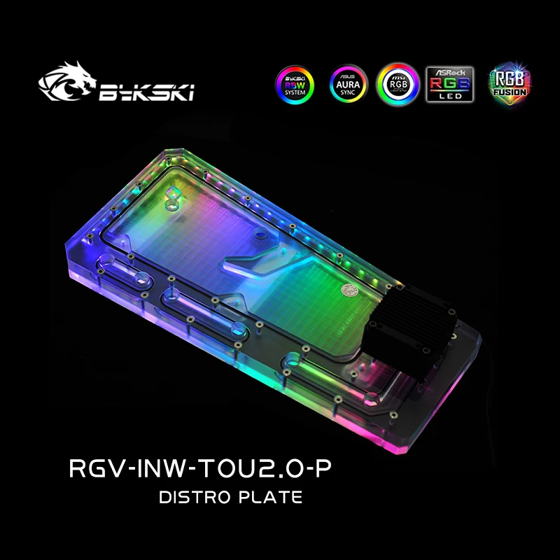 BYKSKI Acrylic Board Water Cha - đánh giá và giá Distro Plate Ddc Pump Combo