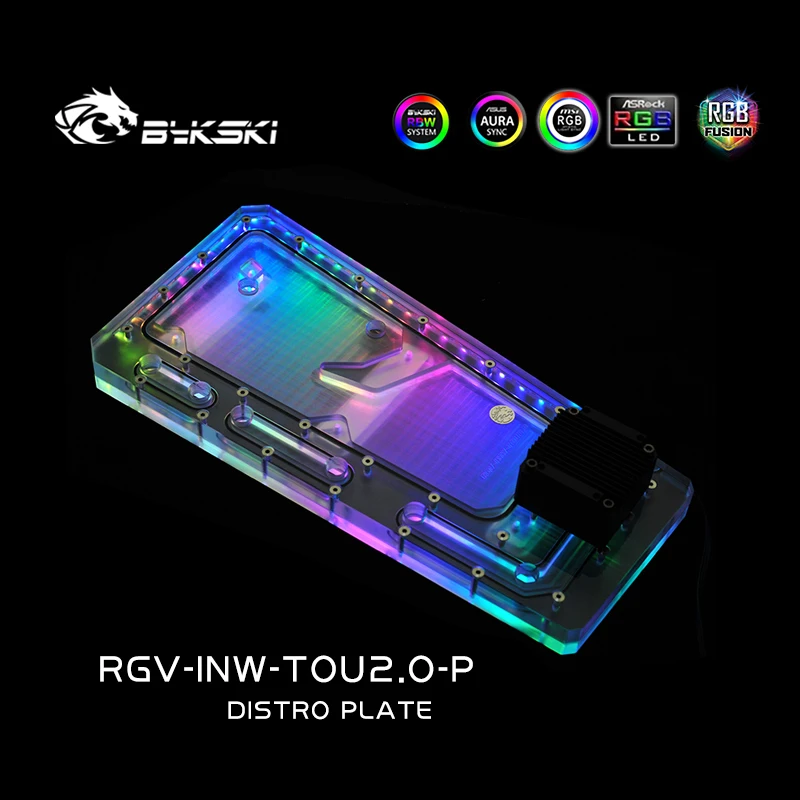 BYKSKI Acrylic Board Water Cha - đánh giá và giá Distro Plate Ddc Pump Combo