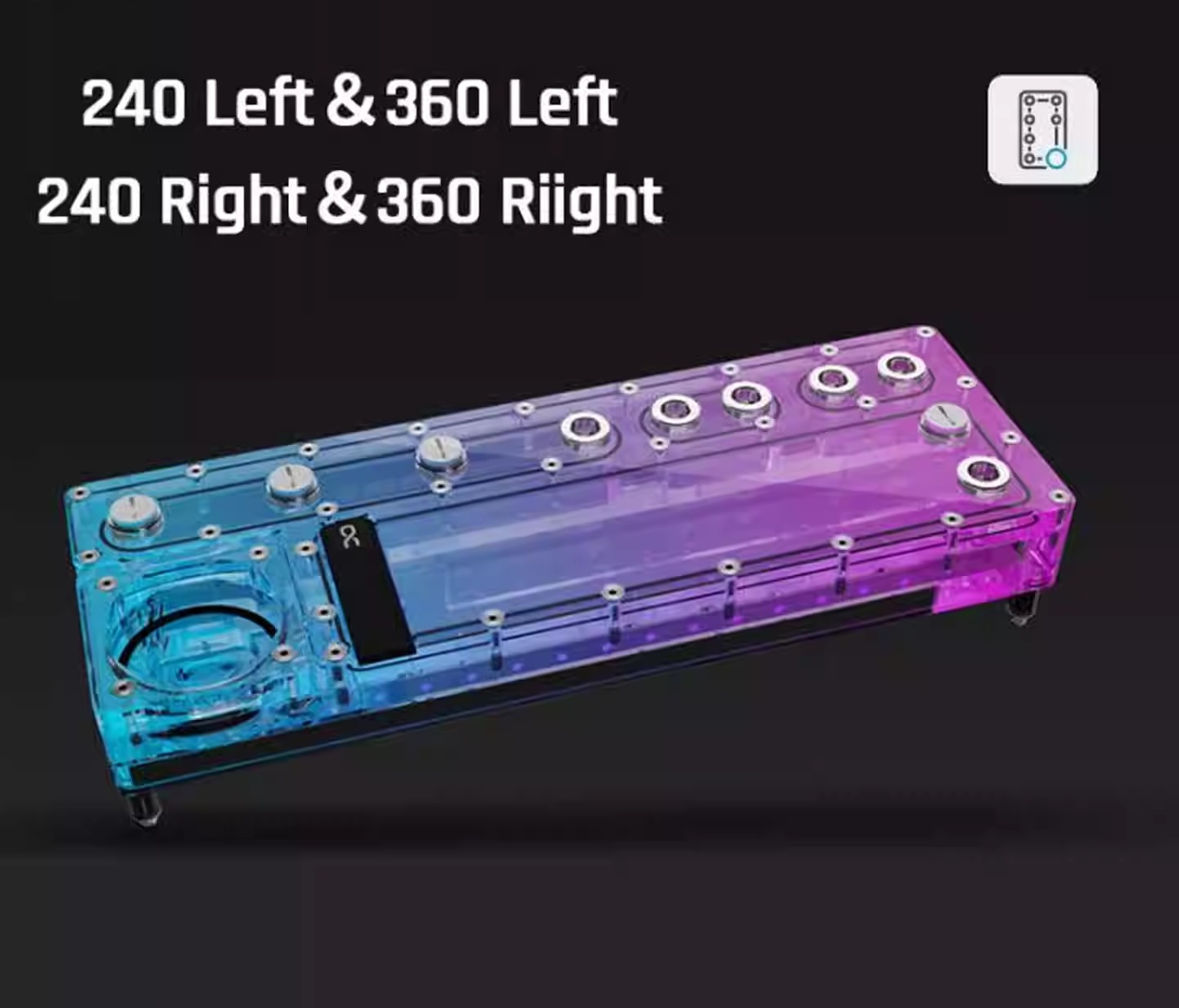 Alphacool Core Distro Plate 24 - đánh giá và giá Integrated Pump Reservoir Distro Plate