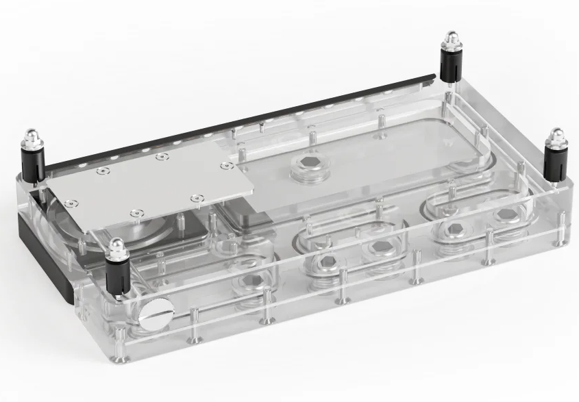 Alphacool Core Distro Plate 24 - đánh giá và giá Integrated Pump Reservoir Distro Plate