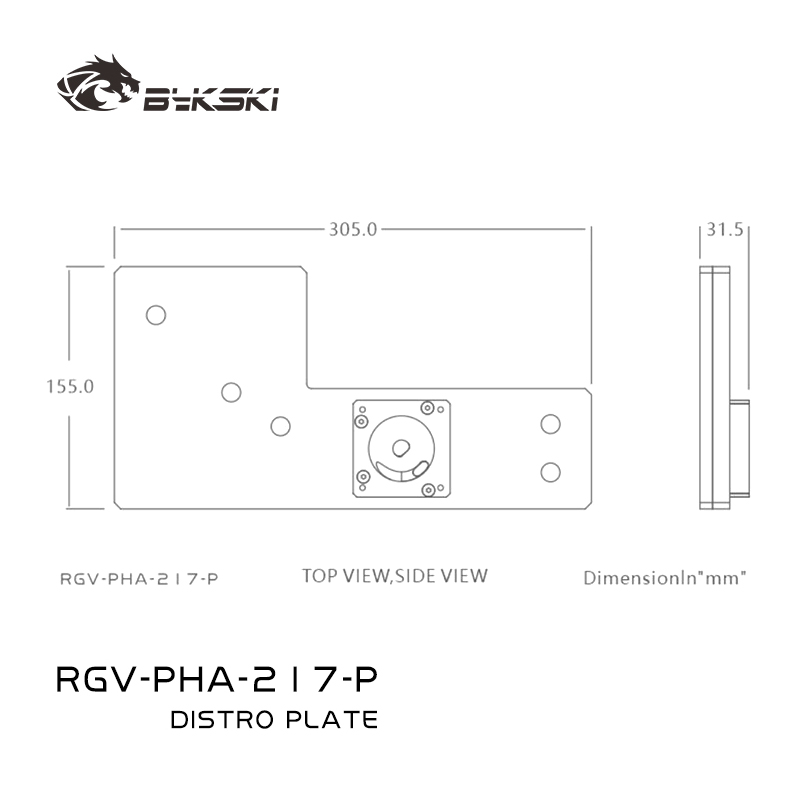 Bykski RGV-PHA-217-P Acrylic D - đánh giá và giá Distro Plate Ddc Pump Combo