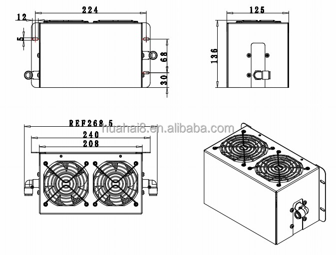 Industrial Thermoelectric Heat - đánh giá và giá Chiller Water Cooling System Pc