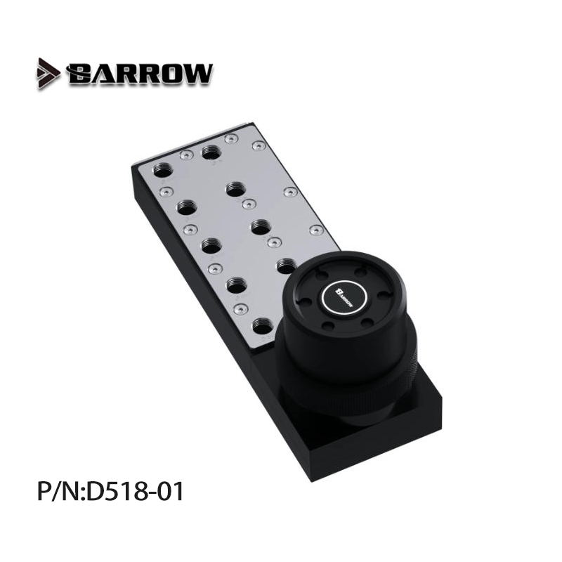 Barrow DC17-01 Stainless Steel - đánh giá và giá Integrated Pump Reservoir Distro Plate