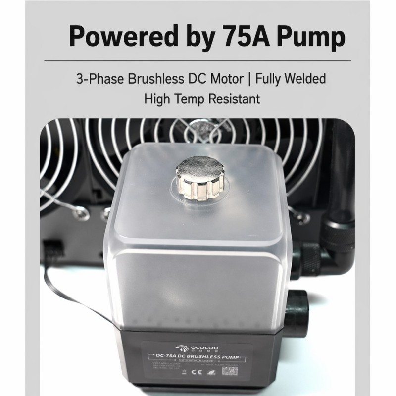 OCOCOO External  Water Cooling - đánh giá và giá External Radiator Water Cooling Kit