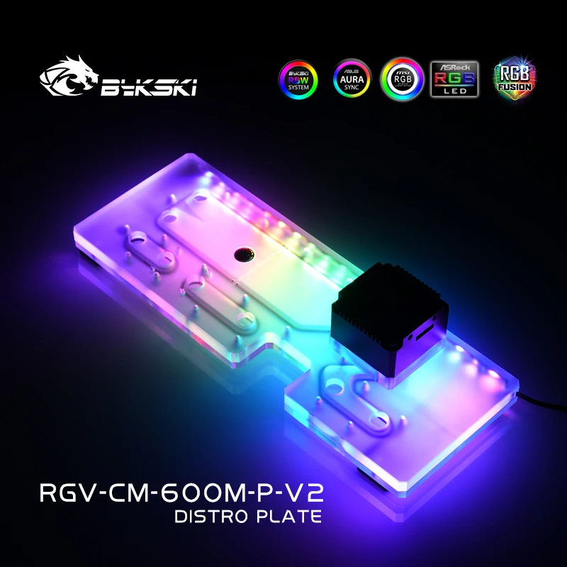 Bykski Acrylic Distro Plate /  - đánh giá và giá Distro Plate Ddc Pump Combo
