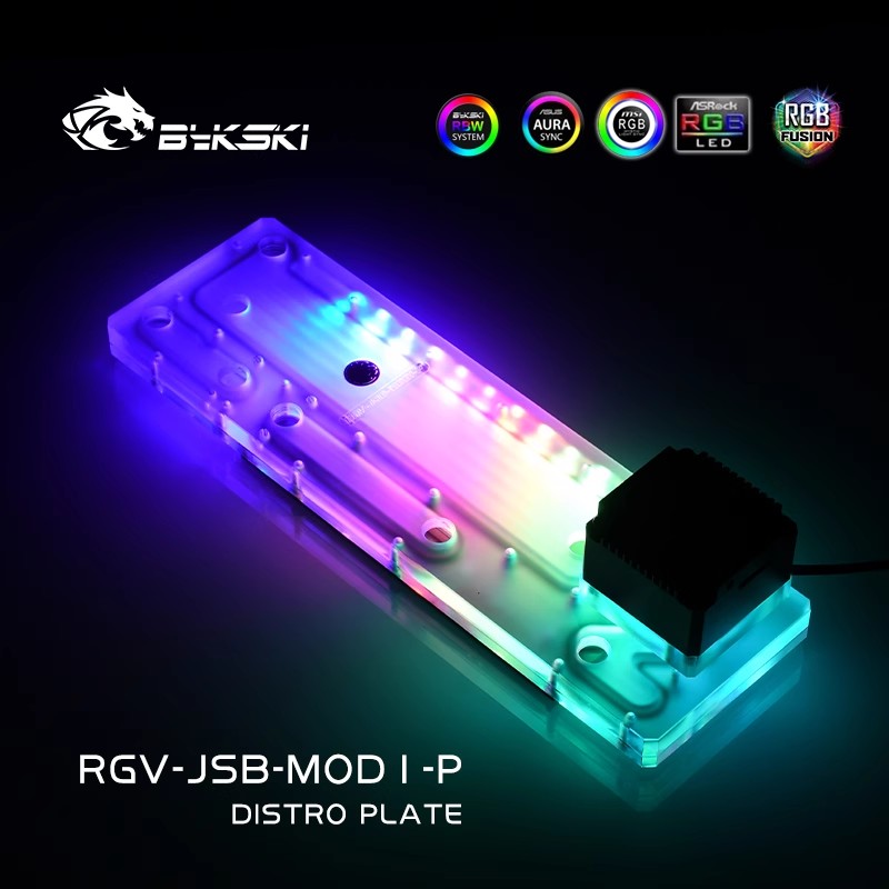 BYKSKI Acrylic Board Water Cha - đánh giá và giá Distro Plate Ddc Pump Combo